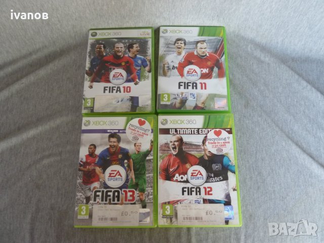  игри Xbox360-Fifa, 2010 / 11 /12 /13, снимка 1