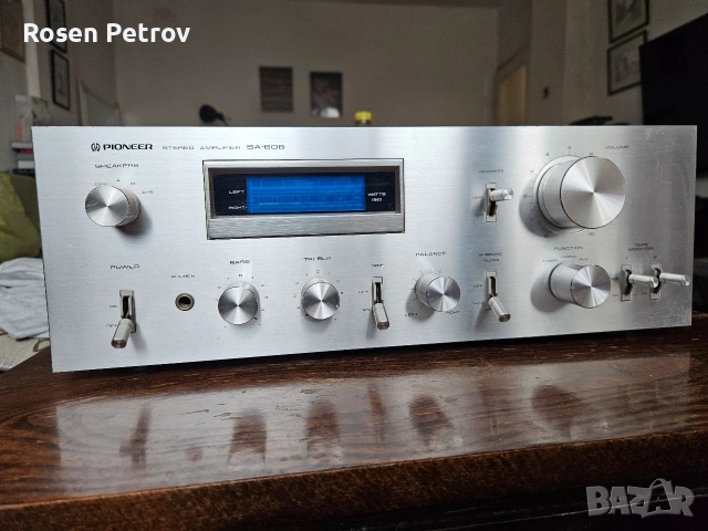 Стерео усилвател PIONEER SA-608., снимка 2 - Ресийвъри, усилватели, смесителни пултове - 53402802