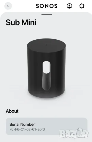 Sonos  Sub Mini, снимка 2 - Тонколони - 55981264