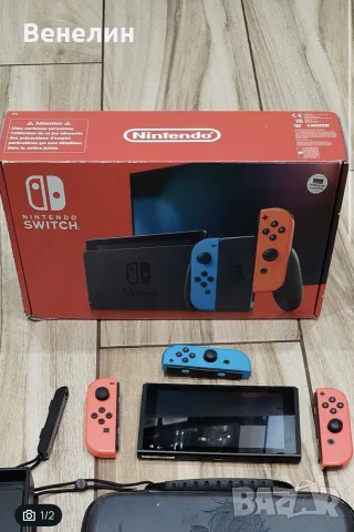 Nintendo Switch V2 БАРТЕР, снимка 5 - Nintendo конзоли - 56078835
