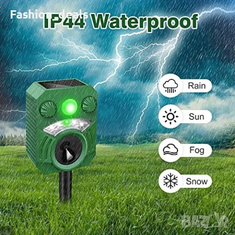 Нов Водоустойчиво Репелент за животни USB зареждане Градина Защита, снимка 6 - Други - 41828332
