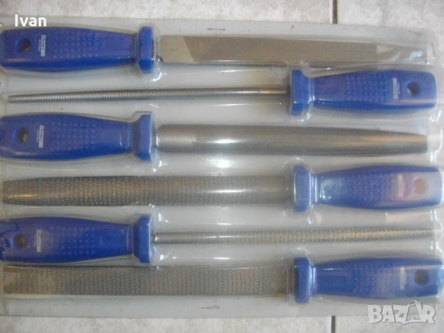 Нов Немски Комплект 6 броя Пили-Дърводелски-Шлосерски-Двойни Големи