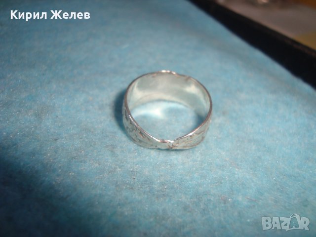 СТАР СРЕБЪРЕН ПРЪСТЕН с ВСИЧКИТЕ ЗОДИИ ФИГУРАЛНО ОРНАМЕНТИРАН ВИСОКА ПРОБА СРЕБРО БИЖУ УНИКАТ 25149, снимка 9 - Антикварни и старинни предмети - 35825697