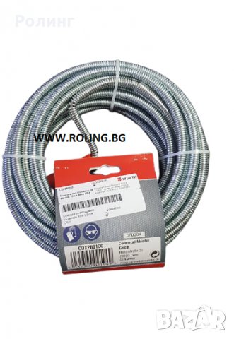 ВЮРТ СПИРАЛА ЗА ОТПУШВАНЕ НА КАНАЛИ 10М Х 9ММ COX, снимка 2 - Други стоки за дома - 34780394