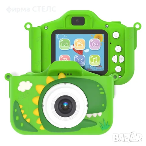 Детски фотоапарат STELS X350, Селфи снимки, Full HD видео, Игри, снимка 4 - Образователни игри - 49810526