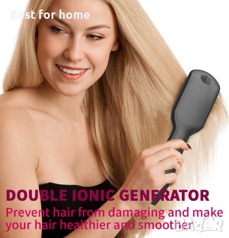 Четка за изправяне и стилизиране на брада и коса JAMIEWIN 3 в 1, снимка 2 - Маши за коса - 41905520