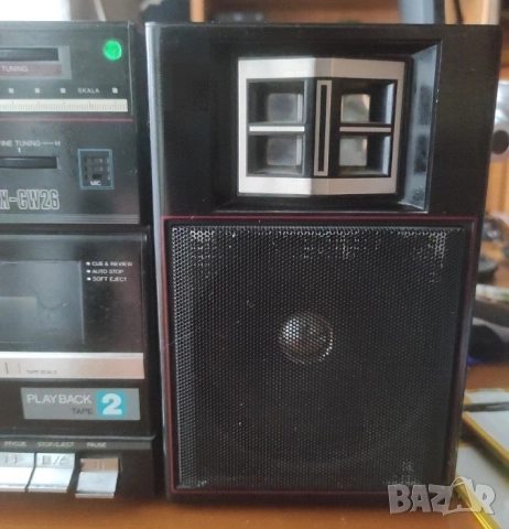 стерео радио касетофон Panasonic RX-CW26L двукасетъчен=280лв, снимка 6 - Радиокасетофони, транзистори - 52574117