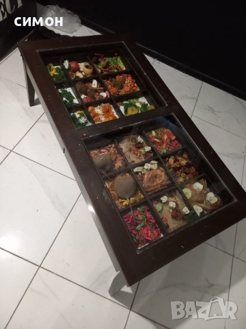 Холна маса сухи цветя 