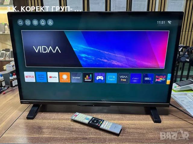 Телевизор Toshiba 32WV2E63DG – 32” VIDAA Smart TV – като нов