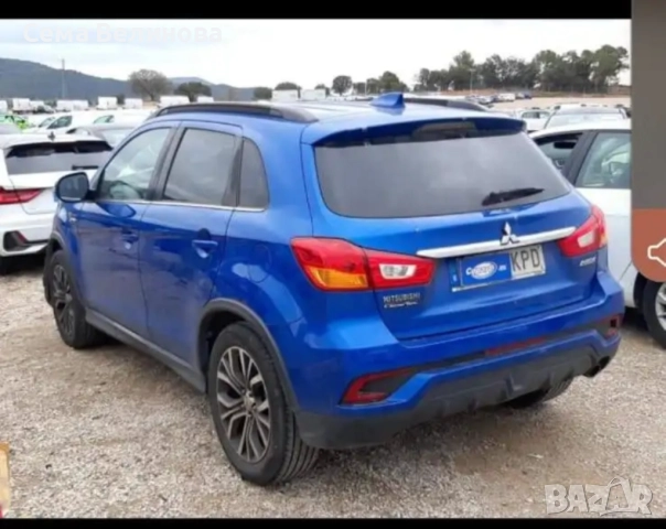 Мицубиши ASX 1,6бензин 2016г Всички части по купето, оборудвани врати с огледала, калници, капаци, в