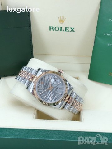 Унисекс часовник Rolex Oyster Perpetual Datejust с автоматичен механизъм, снимка 4 - Мъжки - 41815567