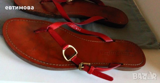 Чехли Ralph Lauren, кожа, 38.5, снимка 6 - Сандали - 41372952