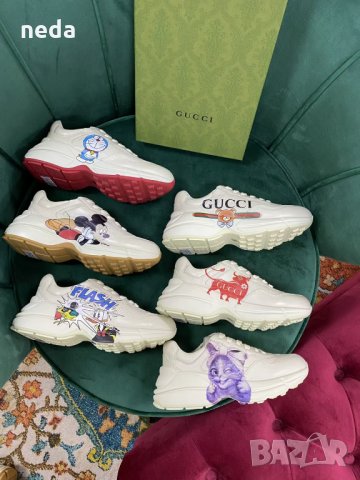 Gu*ci 2021 (реплика) 02 Unisex , снимка 4 - Маратонки - 33810862