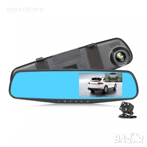 Огледало за задно виждане с предна и задна камера Digital One SP00374 Видеорегистратор