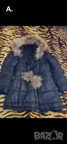 Двулицева парка с естествен пух 