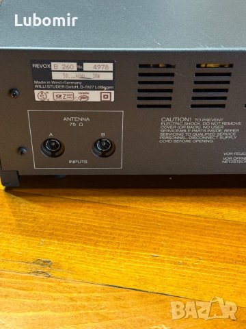 FM-TUNER REVOX B260, снимка 10 - Ресийвъри, усилватели, смесителни пултове - 42568776