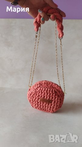 Ръчно плетена дамска чанта, снимка 4 - Чанти - 41658163