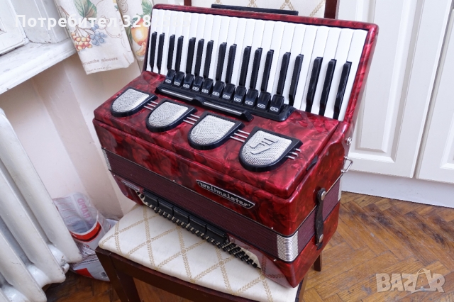 Акордеон Велтмайстер Стела 120 баса, снимка 5 - Акордеони - 36110487