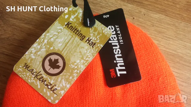 Mackenzie Knitting 3M Thinsulate Insulation Winter Hat размер One Size зимна сигнална шапка - 1068, снимка 4 - Шапки - 49556764