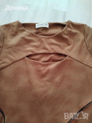 елегантна велурена рокля, снимка 2 - Рокли - 48124555