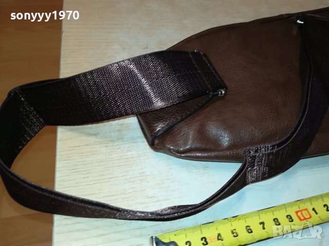КАФЯВА КОЖЕНА ЧАНТА 2508230828, снимка 13 - Чанти - 41960481