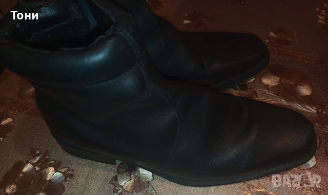 Нови Мъжки Зимни Боти Изцяло от Естествена Кожа 43, снимка 2 - Мъжки боти - 53624867