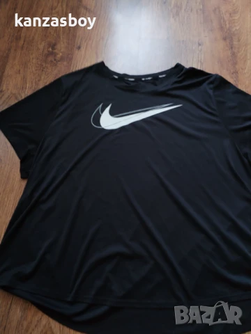 Nike Dri-FIT Swoosh Run plus size - страхотна дамска тениска 3ХЛ, снимка 5 - Тениски - 51180527