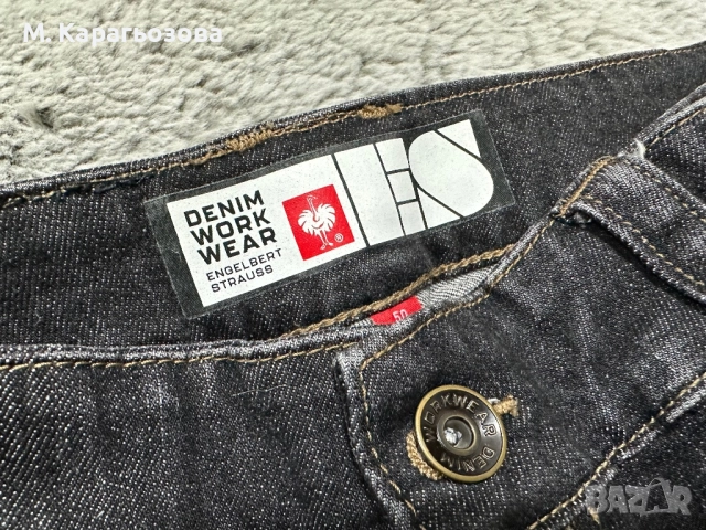 Engelbert Strauss Cargo POWERdenim Shorts, Размер 50, снимка 7 - Къси панталони - 52516681