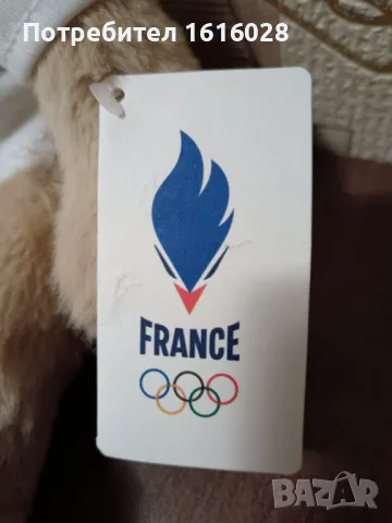 Мечето талисман на френския отбор на Олимпийските игри в Париж през 2024 г., снимка 17 - Плюшени играчки - 50176872