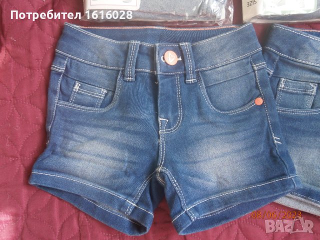 Нови детски къси дънкови панталони за момичета и момчета., снимка 2 - Детски панталони и дънки - 41084205