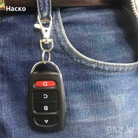 Универсално 4-канално дистанционно – клониране на 433 MHz, снимка 4 - Гаражни врати - 53464974