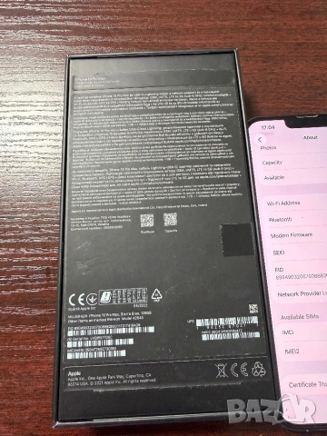 Iphone 13 Pro Max 128GB Sierra Blue, 87% батерия !!ПЕРФЕКТЕН!!, снимка 5 - Apple iPhone - 53191975