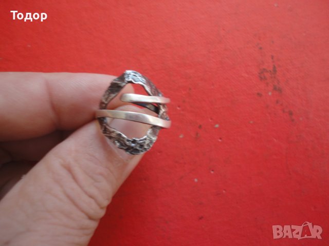 Невероятен сребърен пръстен 2 , снимка 2 - Пръстени - 42208920