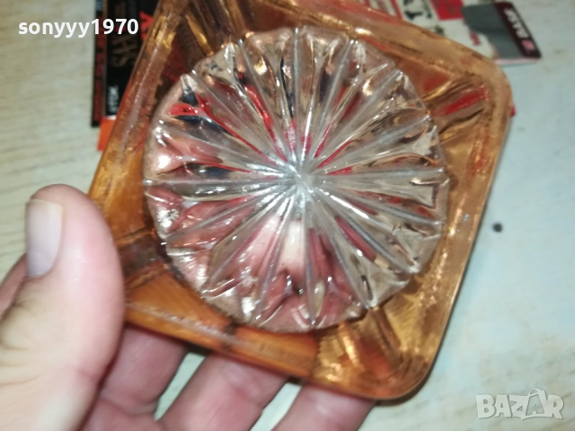 КРАСИВ СТЪКЛЕН ПЕПЕЛНИК 0709251645, снимка 17 - Антикварни и старинни предмети - 51633960