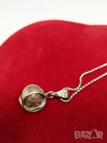 Колие с перла, снимка 4 - Колиета, медальони, синджири - 52965983