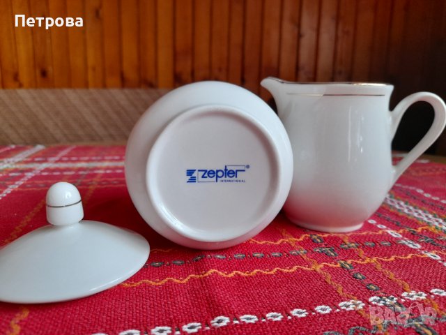 ZEPTER захарница и каничка за мляко, снимка 3 - Други - 40608394