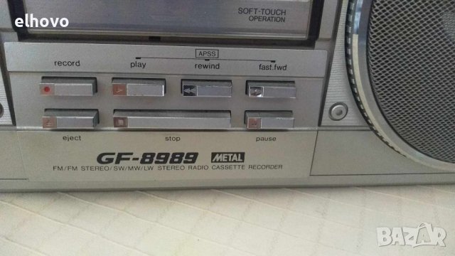 Радиокасетофон SHARP GF-8989, снимка 12 - Радиокасетофони, транзистори - 41651673