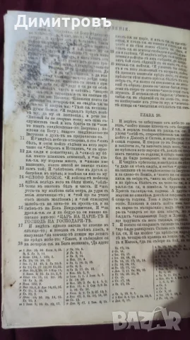 Цариградска Библия 1874г, снимка 12 - Антикварни и старинни предмети - 56239337