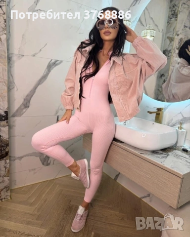 Стегнат оформящ гащеризон с цип