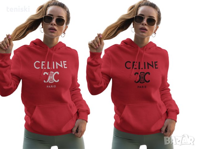 Дамски суичъри CELINE PARIS принт, всички размери