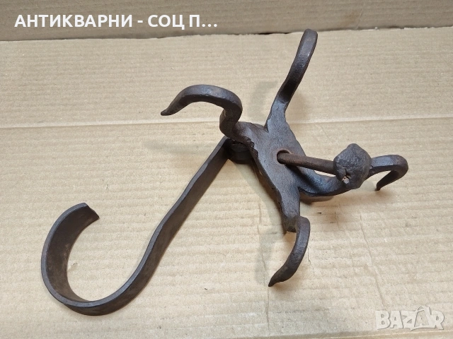 Стар Кован Ченгел За Дране На Животни / НОМЕР 626., снимка 4 - Антикварни и старинни предмети - 53275261