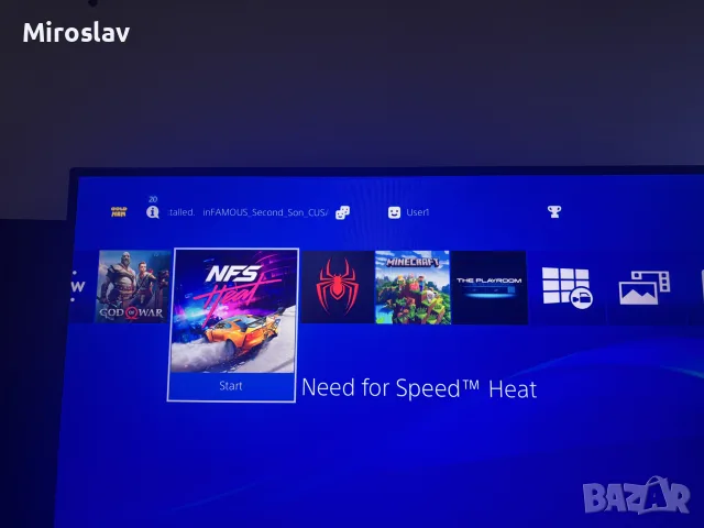 Хакнат Ps4 FAT 500GB 10 вкарани игри, снимка 6 - PlayStation конзоли - 56331668