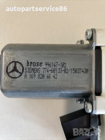 Моторче за стъкло задна дясна врата за Mercedes B Class W245 B170 (2008) A1698204642 , снимка 2 - Части - 53874015