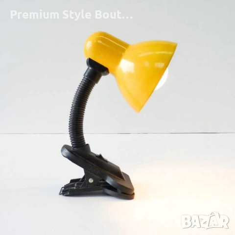 Настолна лампа със щипка с цветове за всеки стил Кага, Е27, снимка 3 - Други - 53795522