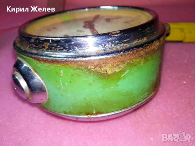 PRIM MADE IN CZECHOSLOVAKIA Стар МЕХАНИЧЕН КОЛЕКЦИОНЕРСКИ ЧЕХОСЛОВАШКИ БУДИЛНИК - ПРИМ 43685, снимка 12 - Антикварни и старинни предмети - 44549179
