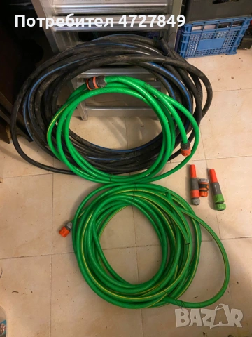 Спешно! Градински маркучи (различни размери) и оригинални аксесоари Gardena