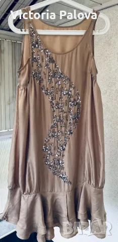 Красива копринена рокля, снимка 6 - Рокли - 41629206