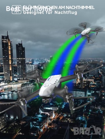 Дрон Wipkviey T6 с камера 1080p HD, WiFi FPV дрон, снимка 7 - Дронове и аксесоари - 44272150