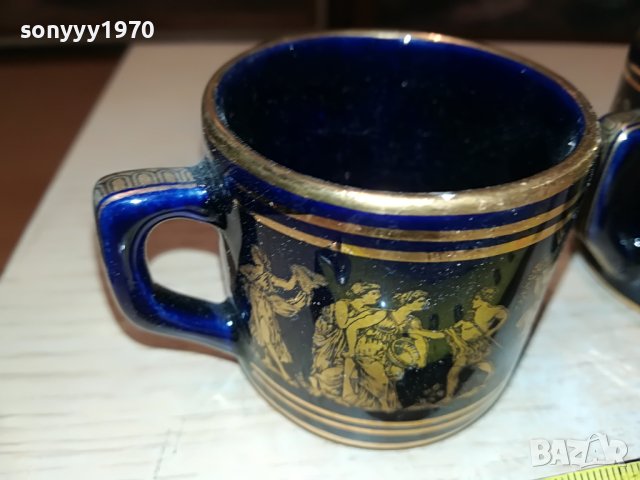 neofitou-hand made 24k gold-made in greece 4бр чашки за кафе 0206231626, снимка 6 - Колекции - 40917512