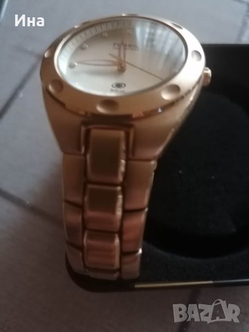 Fossil blue водоустойчив дамски часовник като нов голям, снимка 9 - Дамски - 41630406
